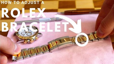 how to adjust rolex daytona bracelet|how to adjust a rolex bracelet.